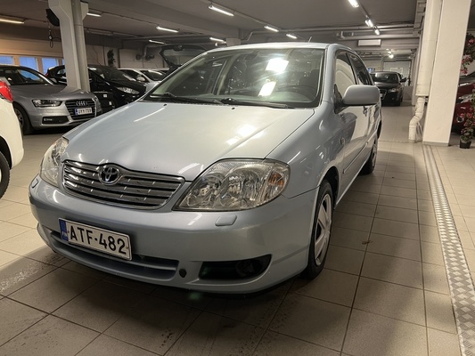 Toyota Corolla 1,6 VVT-i Linea Sol 4ov, vm. 2005, 222 tkm
