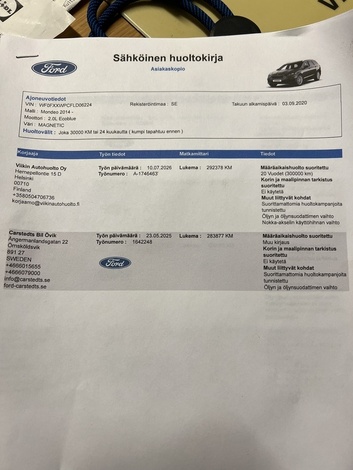 Ford Mondeo 2,0 TDCi EcoBlue 190hv A8 AWD EDITION Wagon, vm. 2020, 296 tkm (14 / 14)